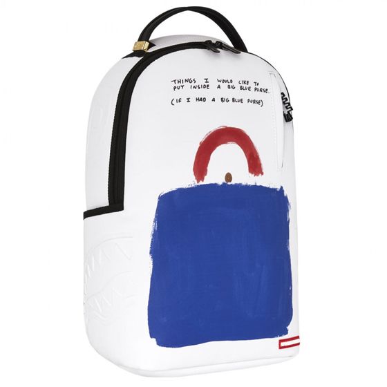 keith-haring-big-blue-purse-art-backpack-white-910b6911nsz-side