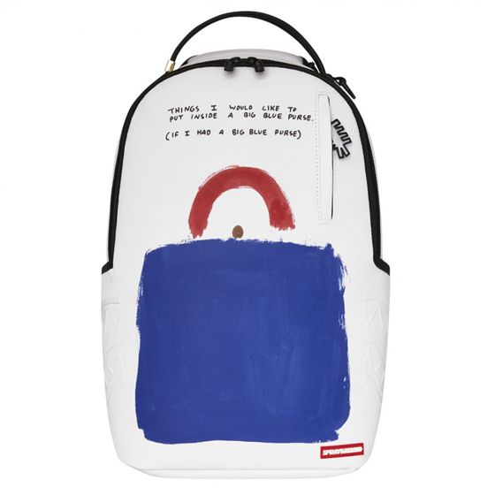 keith-haring-big-blue-purse-art-backpack-white-910b6911nsz