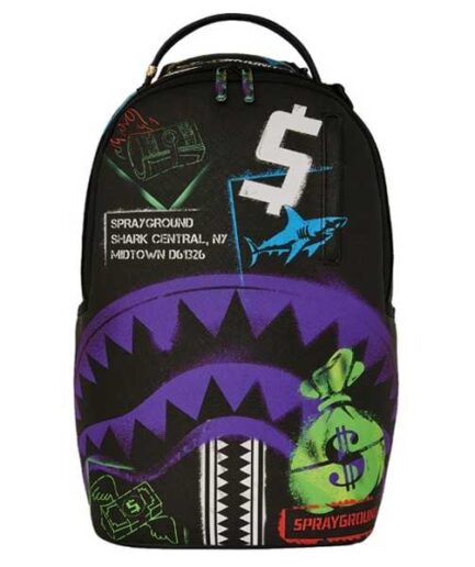Sprayground - Shark Central Stencıls Dlxsv Sırt Çantası