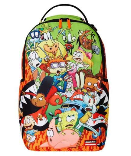 Sprayground - 90'Lar Nıck Karakter Yığını Açığa Çıkaran Dlxr Sırt Çantası
