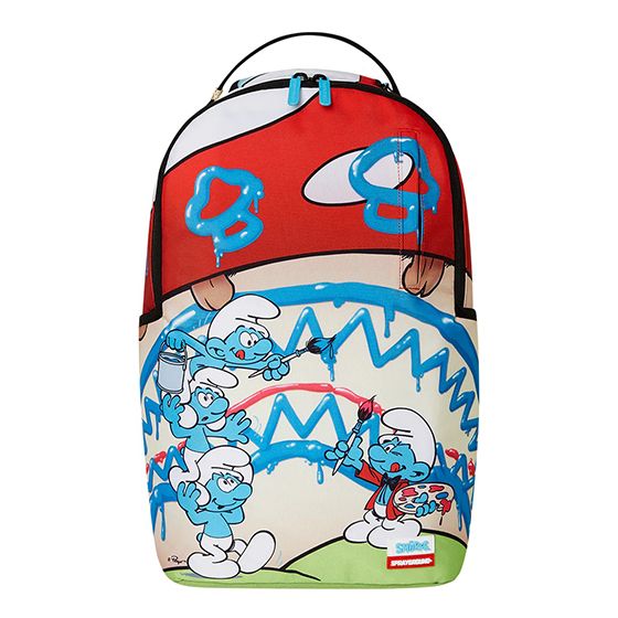sprayground-910b7014nsz-painting_smurfs_dlxr_backpack-front