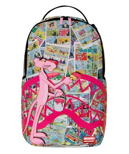 Sprayground - Pembe Panter Resim Sharkmouth Dlxr Sırt Çantası