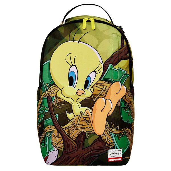 sprayground-looney-tunes-tweety-money-nest-shark-dlxr-backpack-910b7037nsz