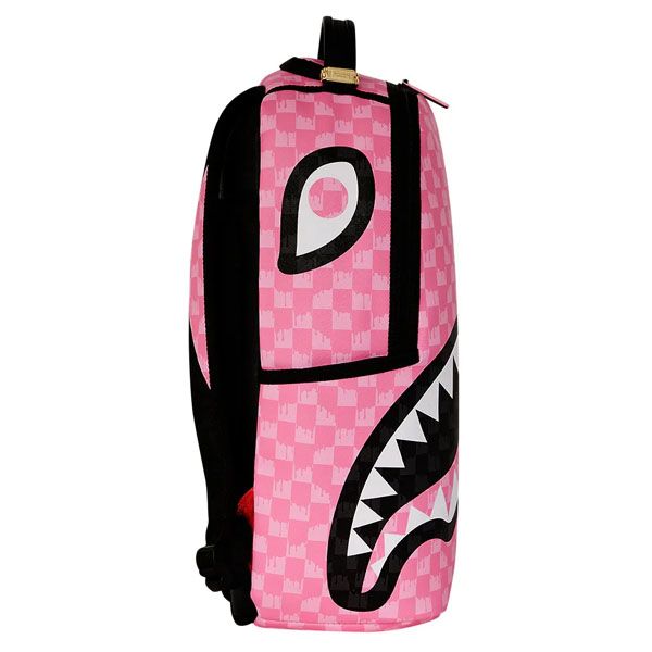 sprayground-pink-and-black-drip-check-dlxsv-backpack-910b7694nsz-side