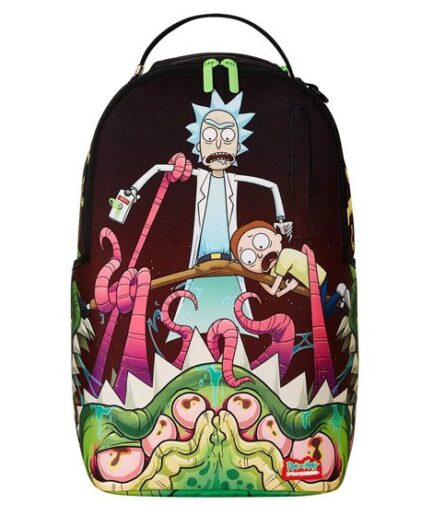 Sprayground - Rıck Ve Morty Alıen Mouth Yarım Sharkmouth Dlxr Sırt Çantası