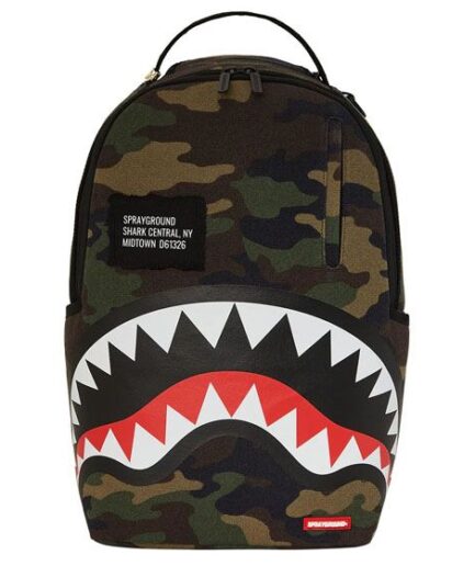 Sprayground - Shark Central Kamuflaj Dlxs Sırt Çantası